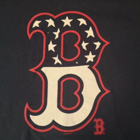 Boston Red Sox Ladies Short Sleeves V-neck T-shirt - Picture 4 of 5